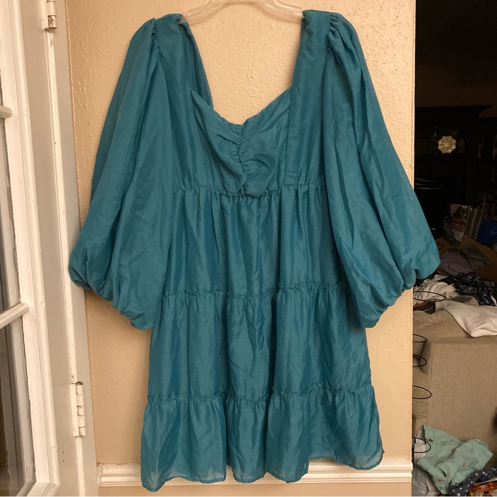 Beyond Words Teal Dress